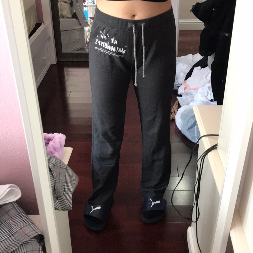 Grey sweatpants